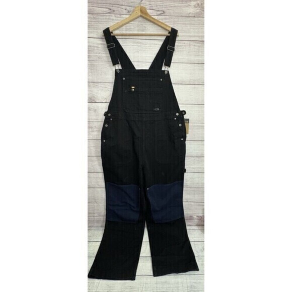 The North Face Women’s Field Overalls (Black/Blue) Size XL